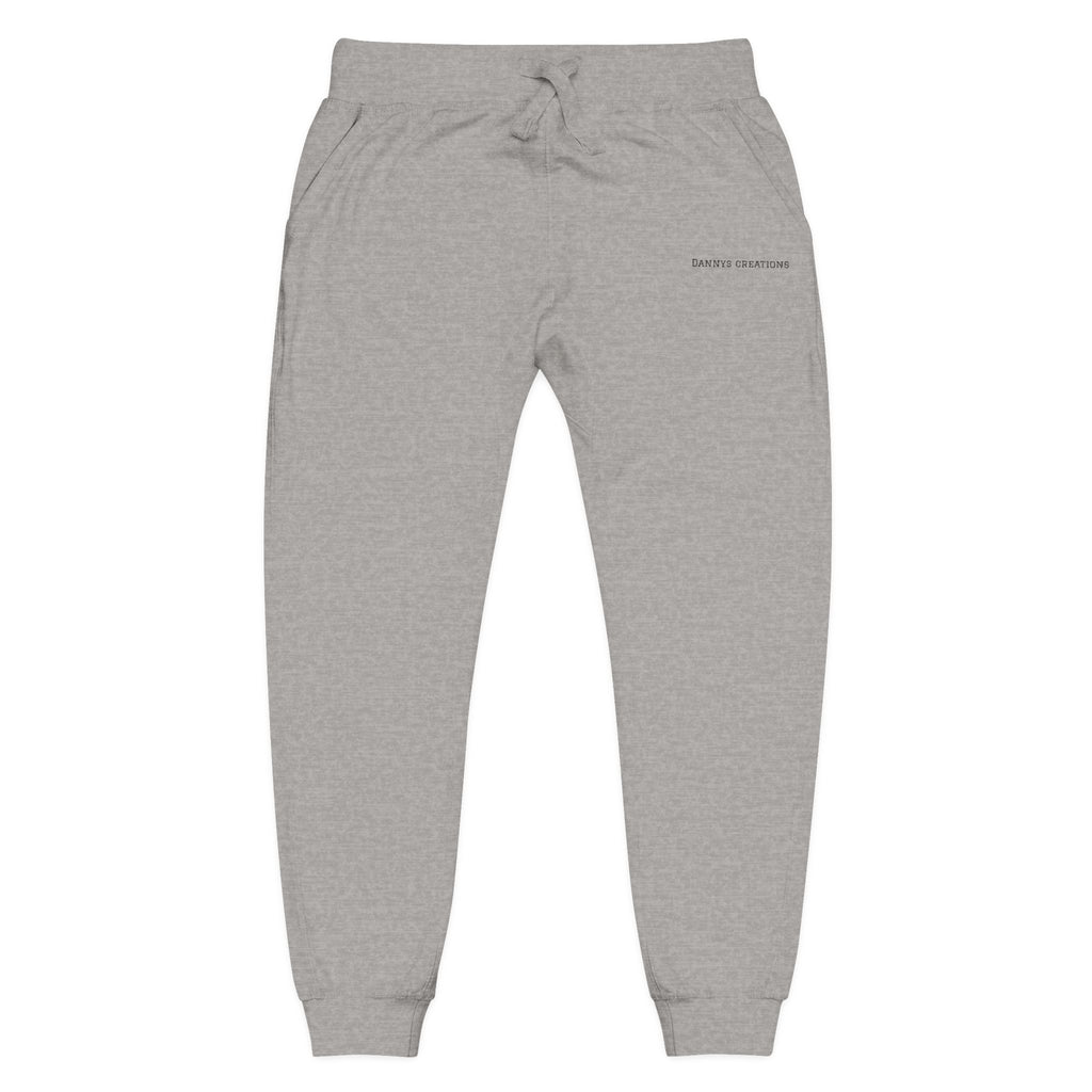 Embroidered Fleece Sweatpants — Cozy Everyday Lounge Pants