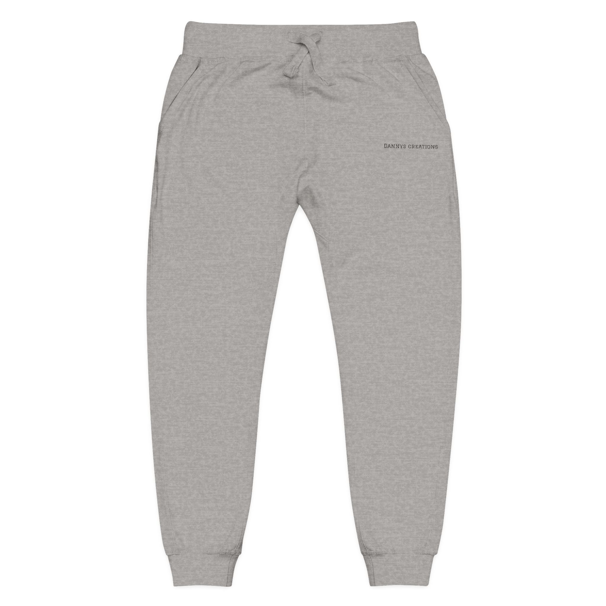 Embroidered Fleece Sweatpants — Cozy Everyday Lounge Pants