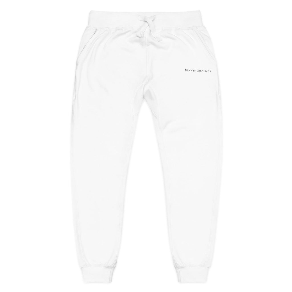 Embroidered Fleece Sweatpants — Cozy Everyday Lounge Pants