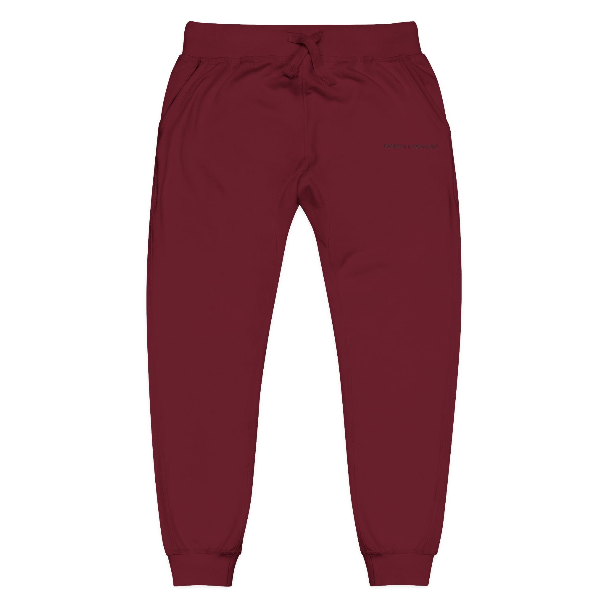 Embroidered Fleece Sweatpants — Cozy Everyday Lounge Pants