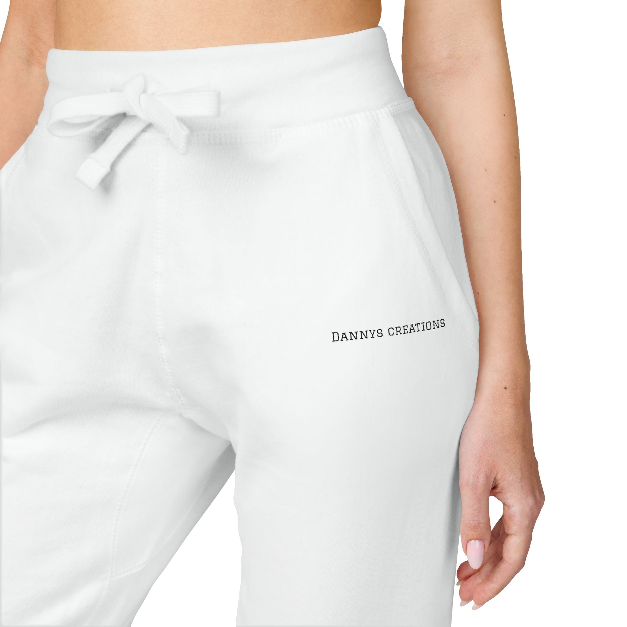 Embroidered Fleece Sweatpants — Cozy Everyday Lounge Pants